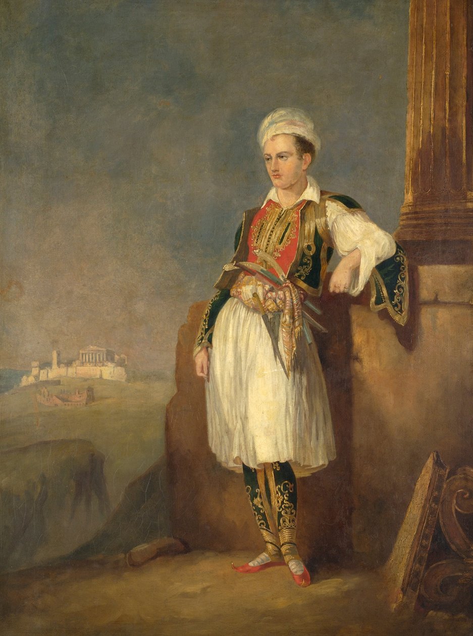 Porträtt av Lord Byron av Unbekannt Unbekannt