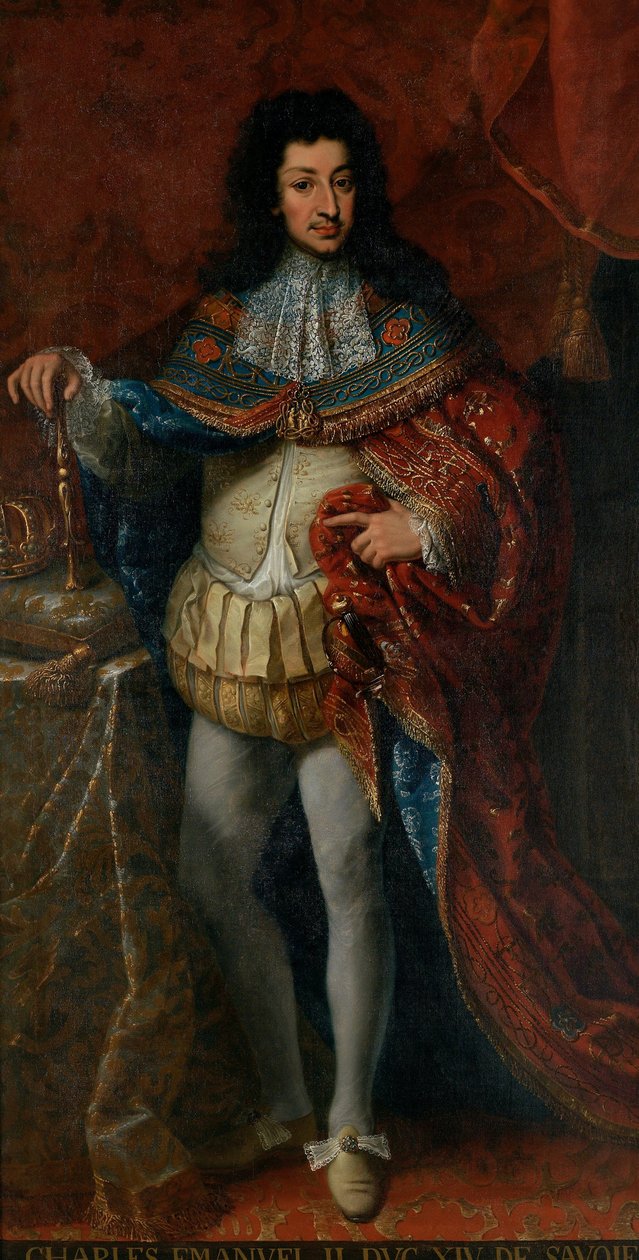 Porträtt av Carlo Emanuele II av Unbekannt Unbekannt