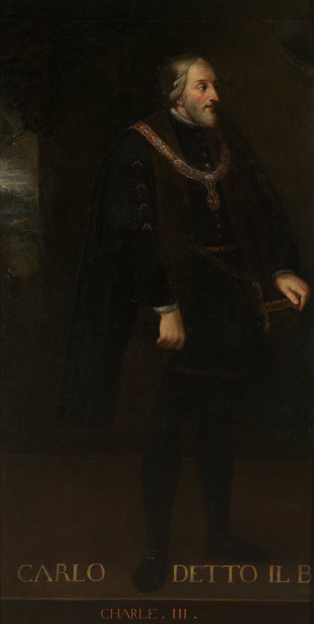Porträtt av Karl III av Unbekannt Unbekannt