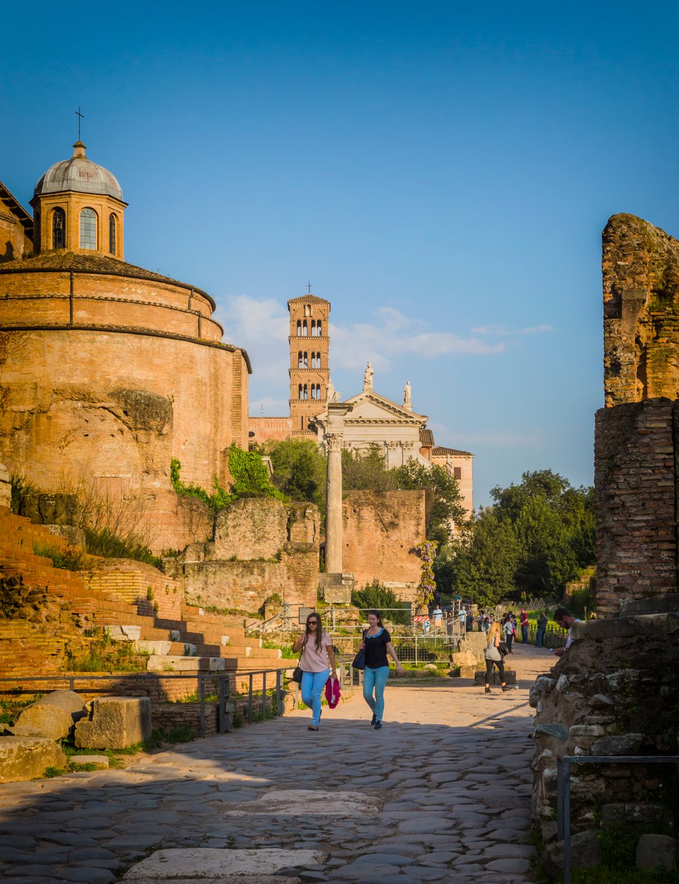 Rom, Italien. Forum Romanum. av Unbekannt Unbekannt