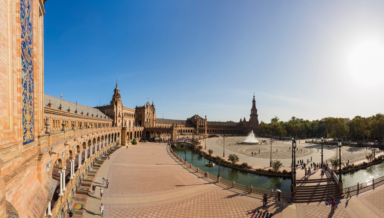 Sevilla, Spanien. Spaniens torg. av Unbekannt Unbekannt