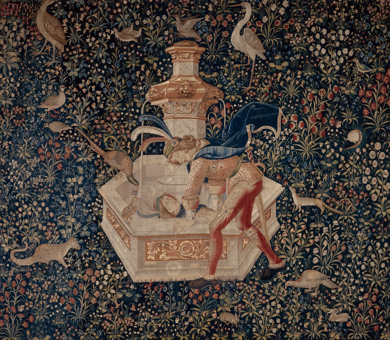 Tapestry- Narcissus av Unbekannt Unbekannt