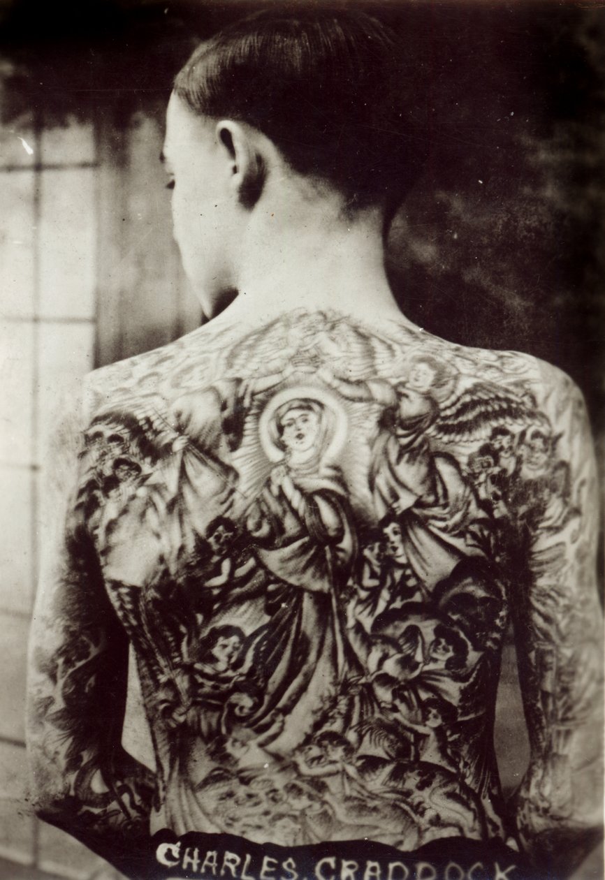 Tatuerad man, 1921 av Unbekannt Unbekannt