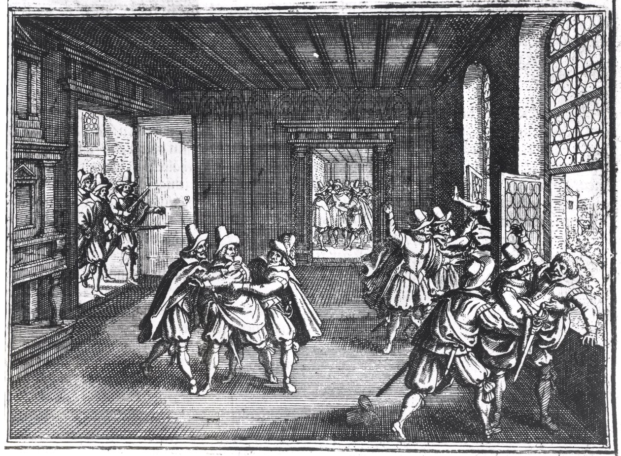 Prags försvar 1618 av Unbekannt Unbekannt