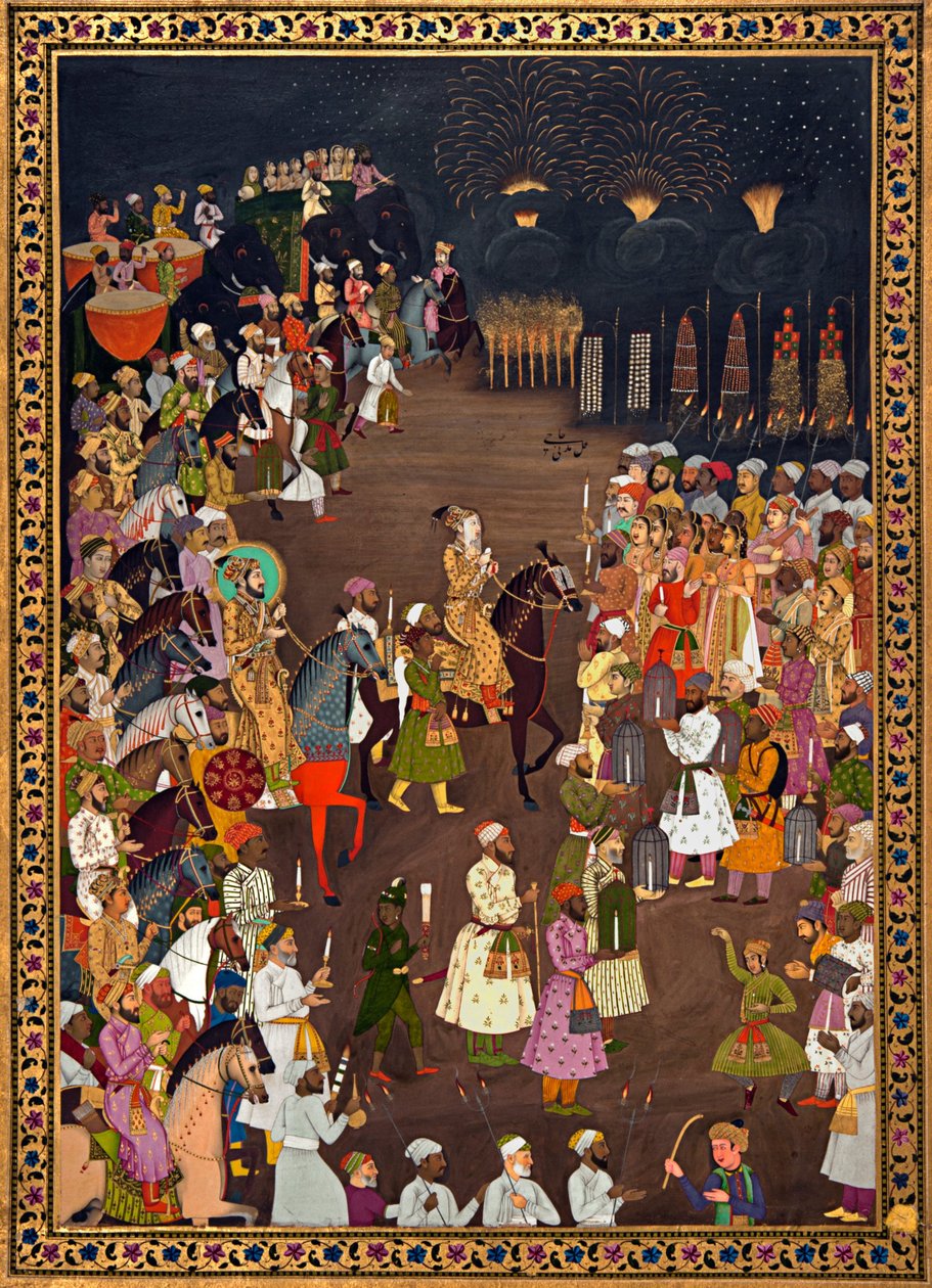 Äktenskapsprocessen av Dara Shikoh av Unbekannt Unbekannt