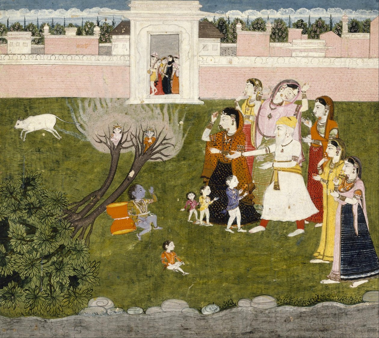 Unknown Indian - Untitled (Story of Krishna) av Unbekannt Unbekannt