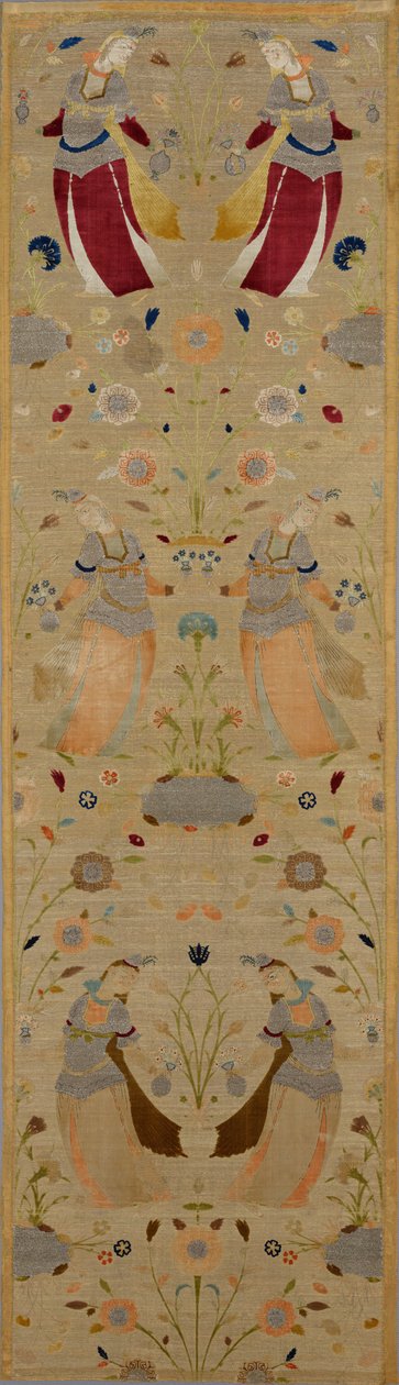 Okänd, Iran, 1600 -talet - Silke Velvet Textile av Unbekannt Unbekannt