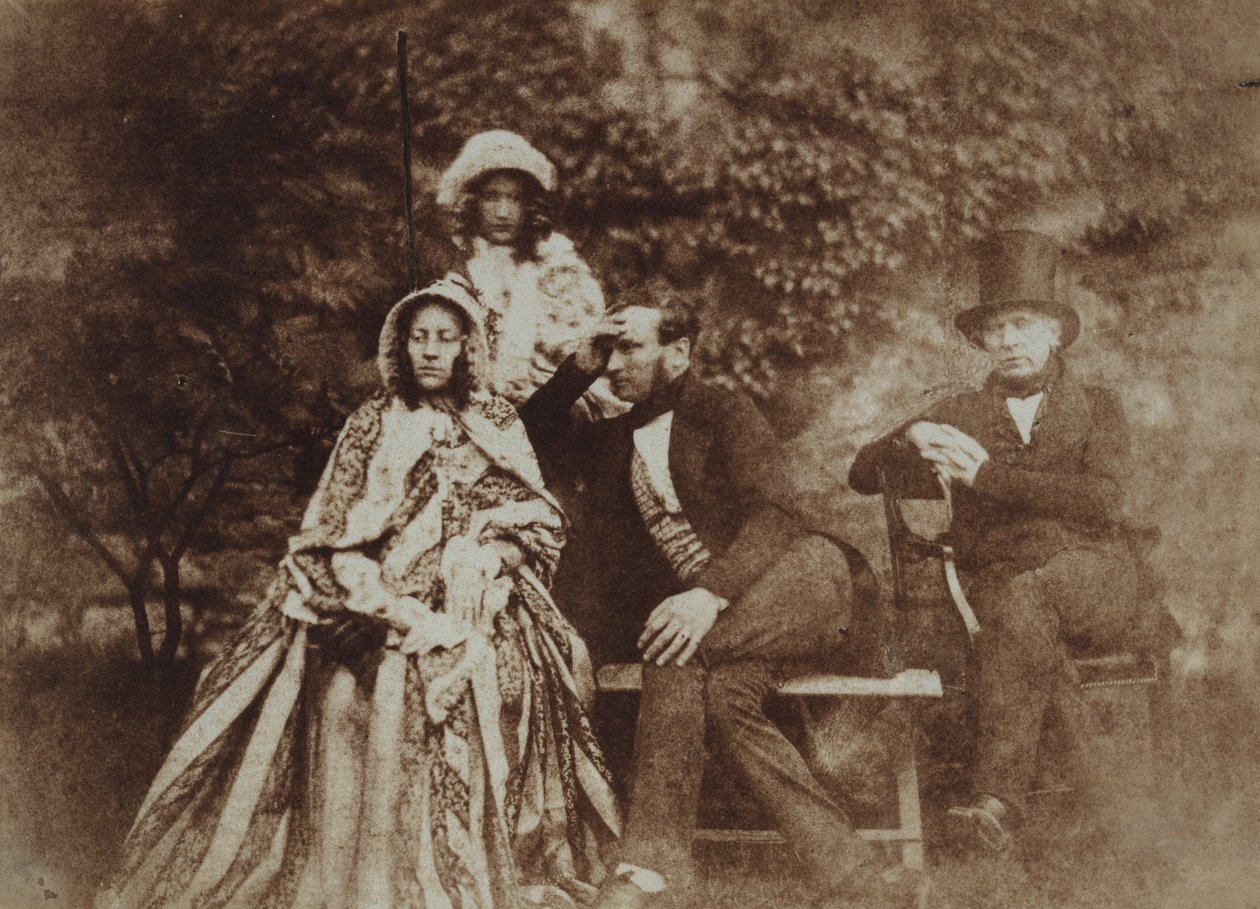 Okänd tillverkare, brittisk - Sir David Brewster, fru James Brewster och herr och fru Adair Craigie. av Unbekannt Unbekannt