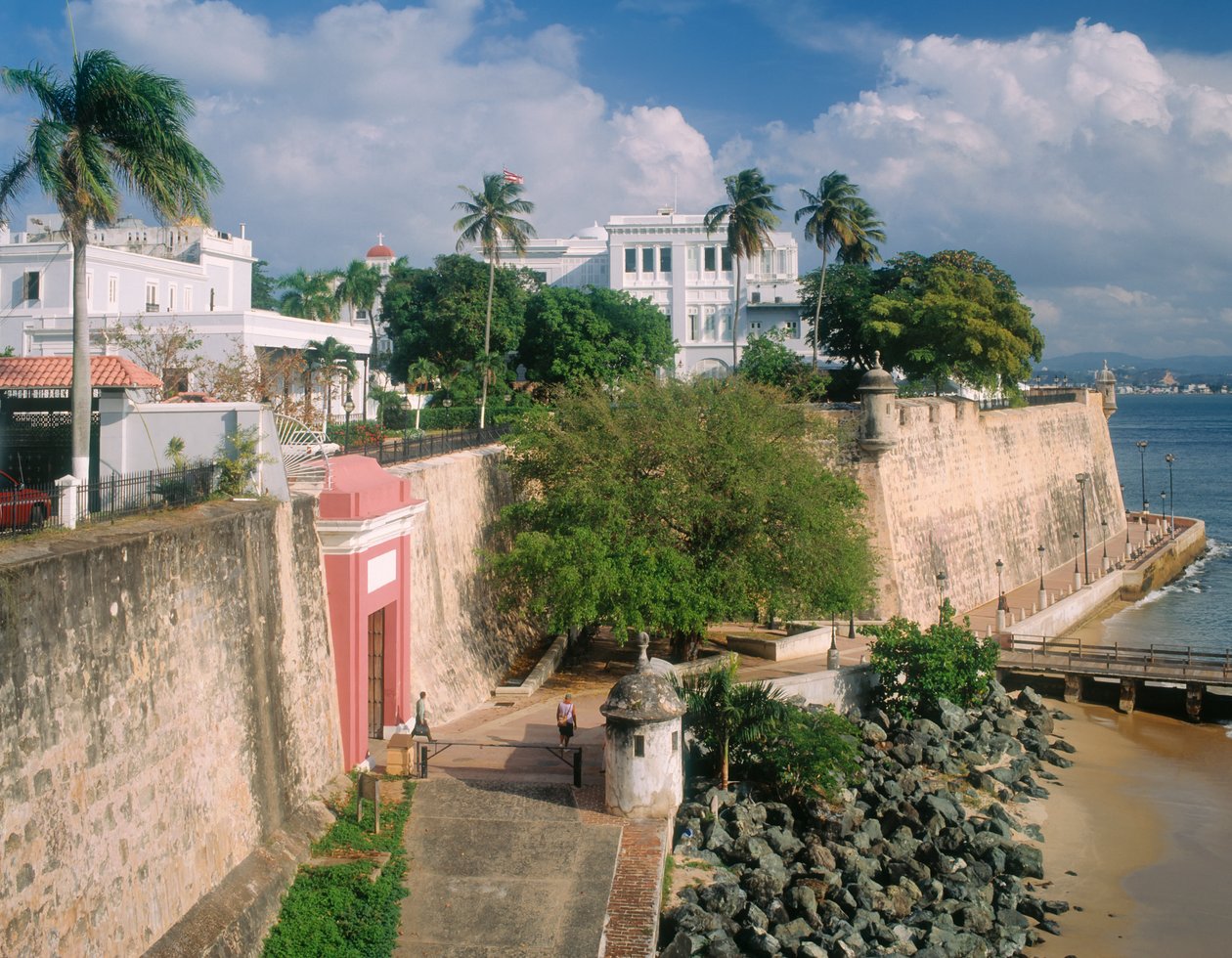 Utsikt över La Fortaleza av Unbekannt Unbekannt