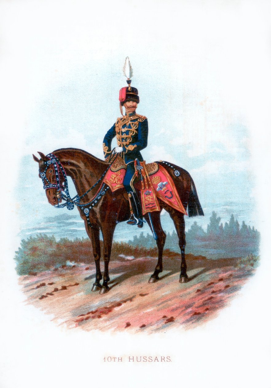 10:e husarerna, 1889 av Unbekannt