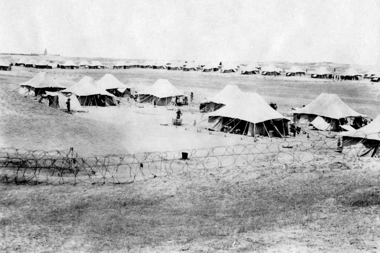 15 RWR bataljonsläger, Samarra, Mesopotamien, 1918 av Unbekannt