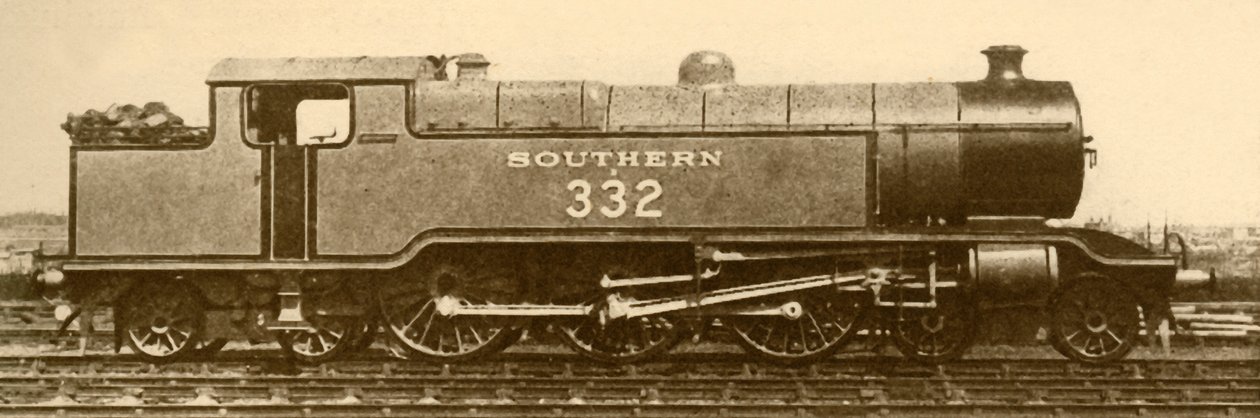 4-6-4 Baltic Tank Engine, Southern Railway, 1930. av Unbekannt