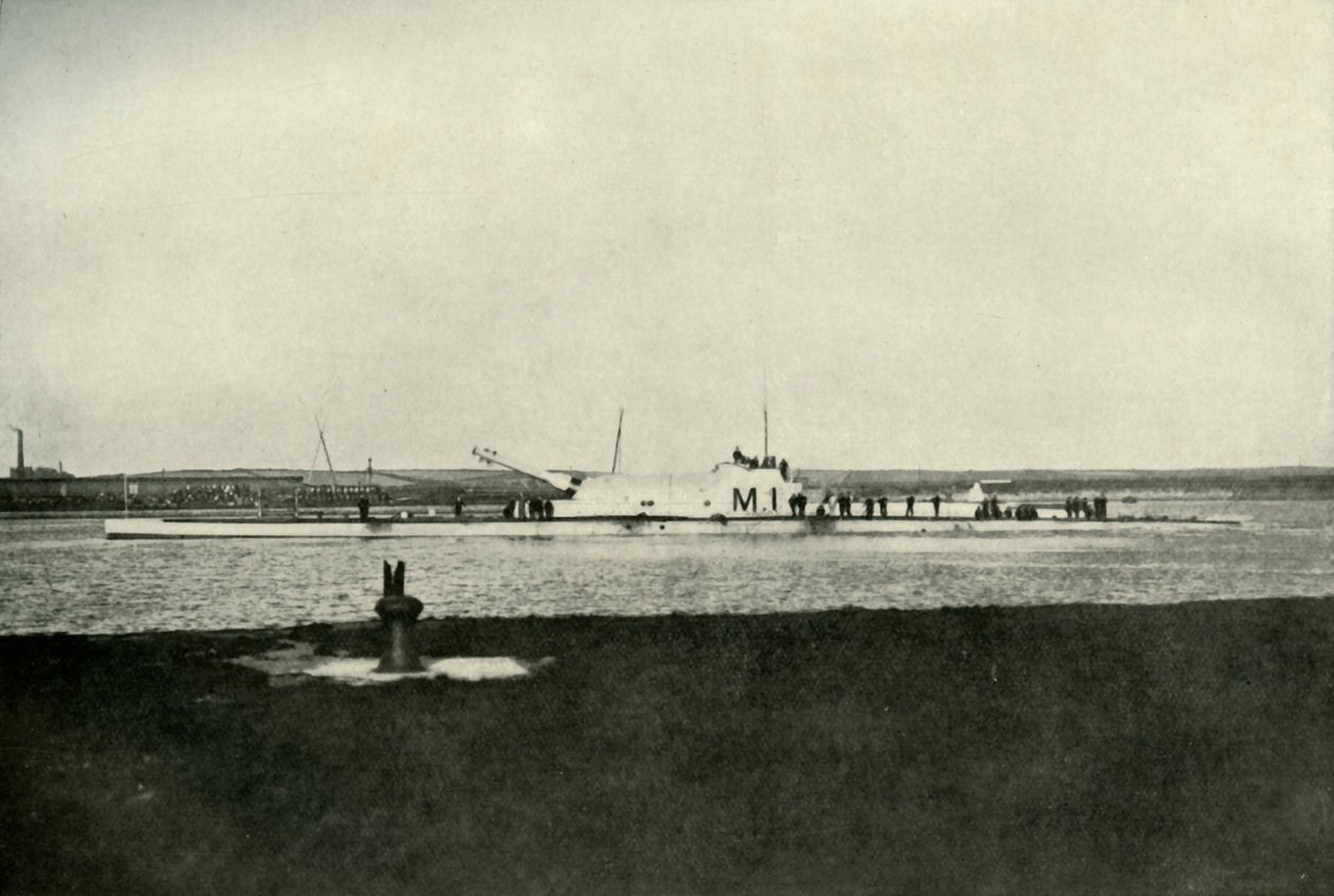 En brittisk superubåt, c1914-1918, 1919. av Unbekannt