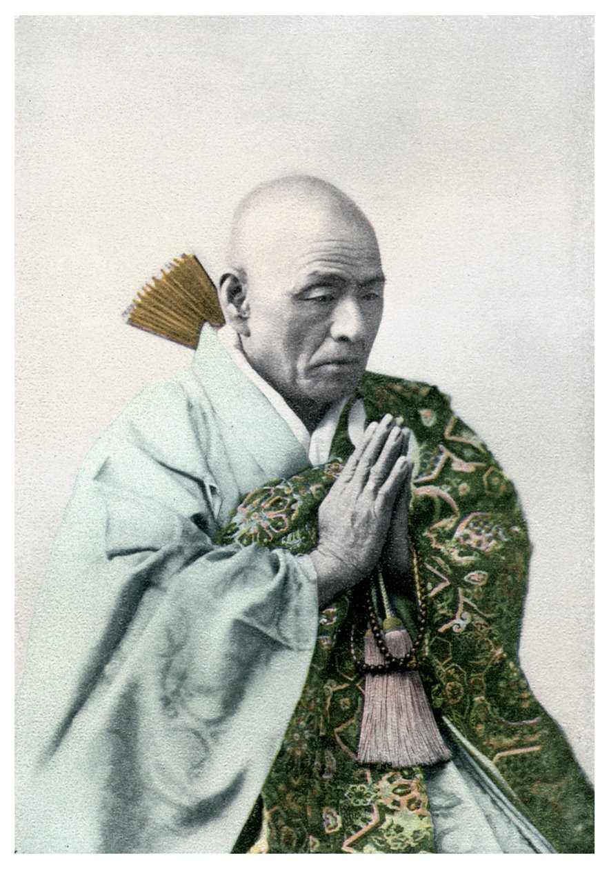 En buddhistisk präst, 1904 av Unbekannt