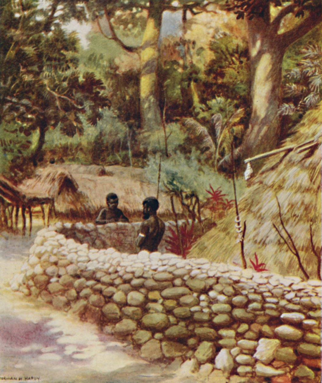A Chiefs House, Nya Hebriderna, 1923. av Unbekannt