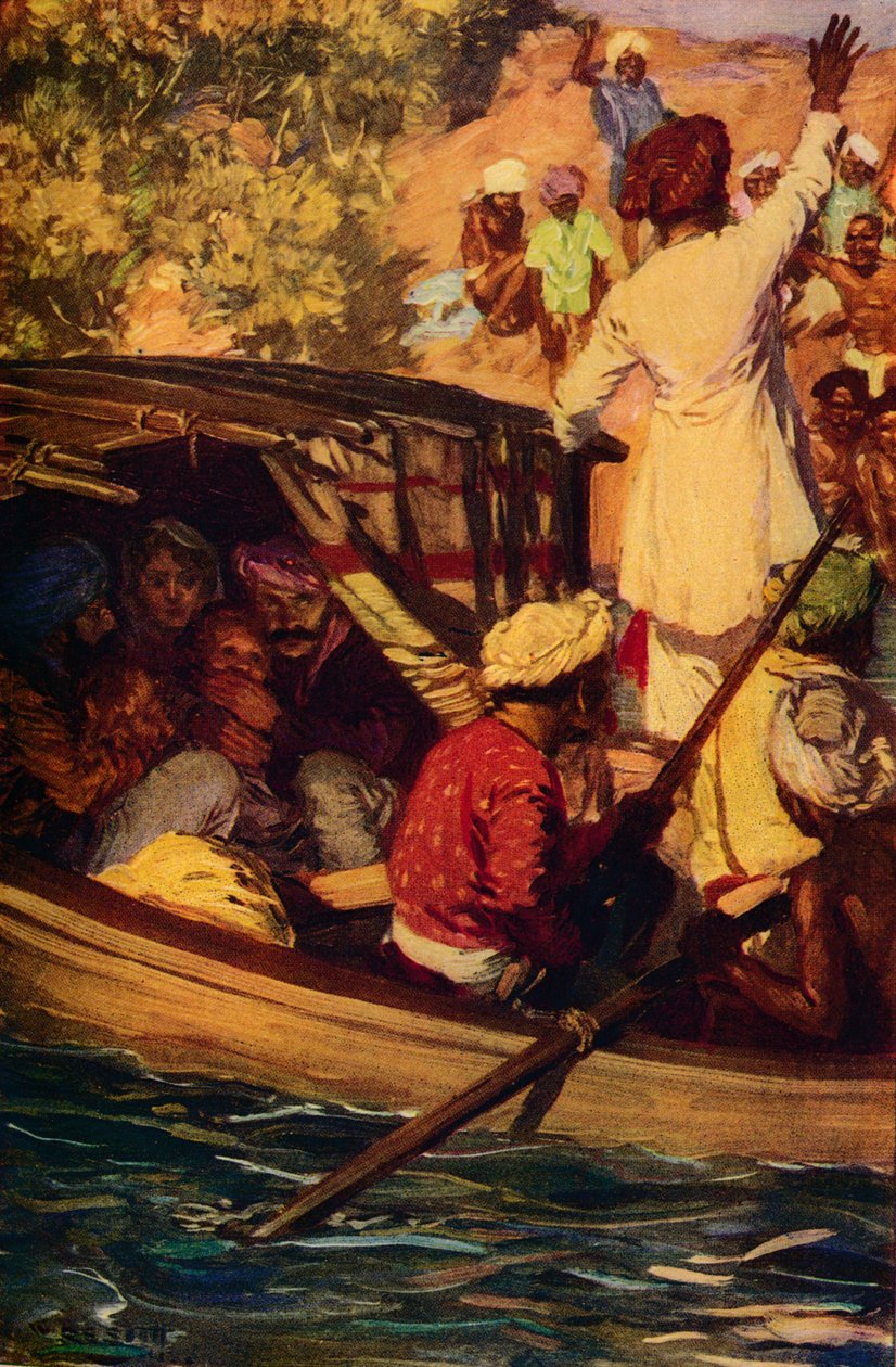A Critical Moment, c1857 c1912 av Unbekannt