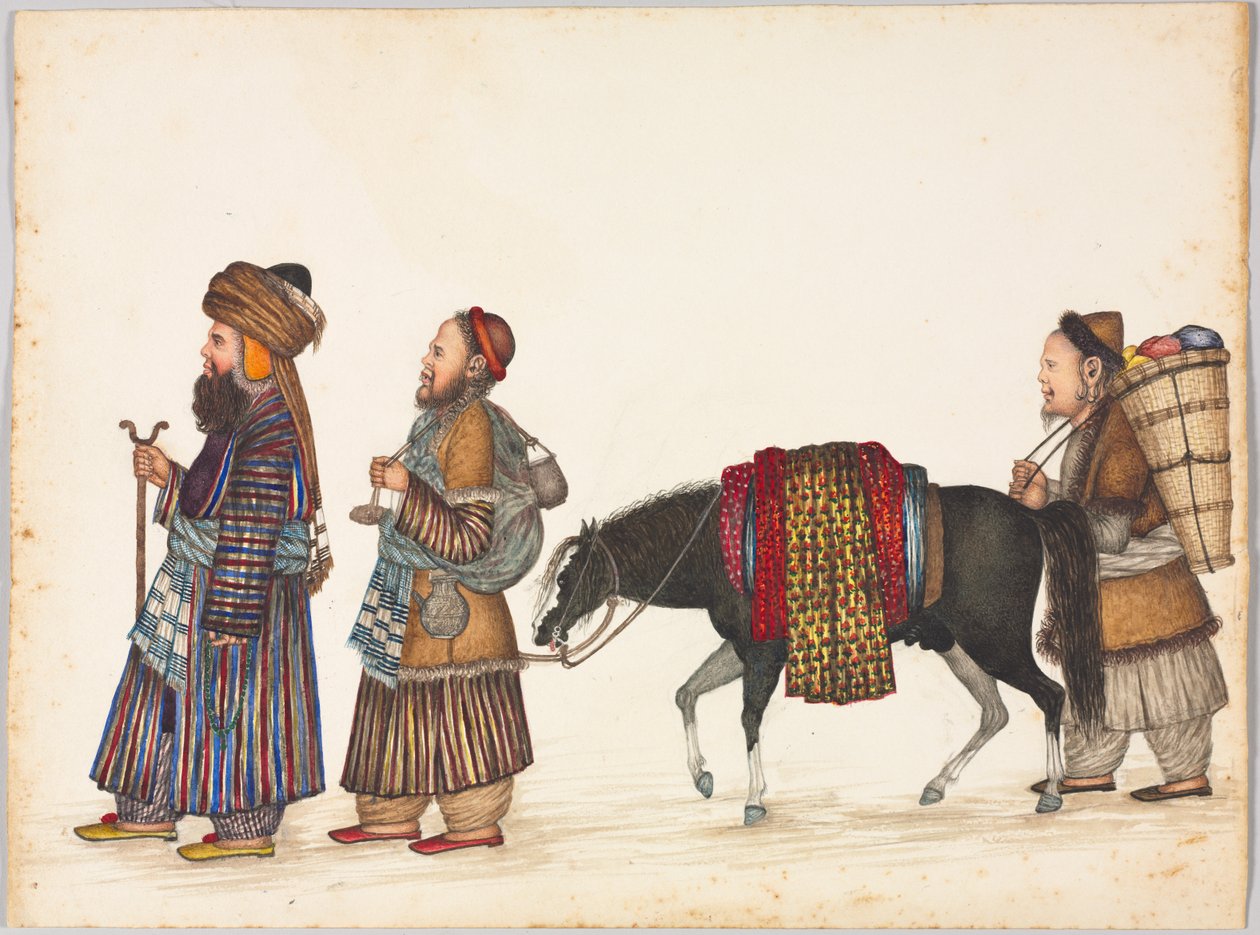 En familj av tartarer, ca. 1885. av Unbekannt