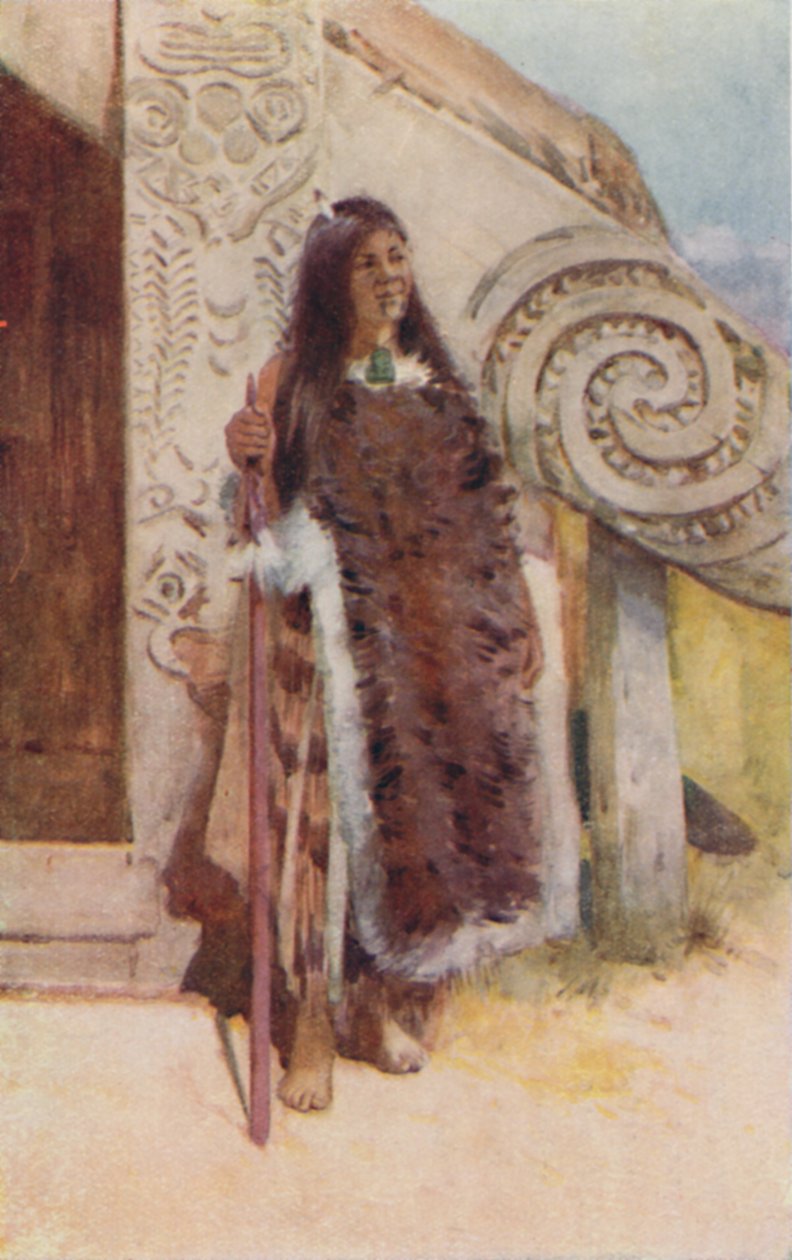 En Maori-hövdinginna, 1923. av Unbekannt