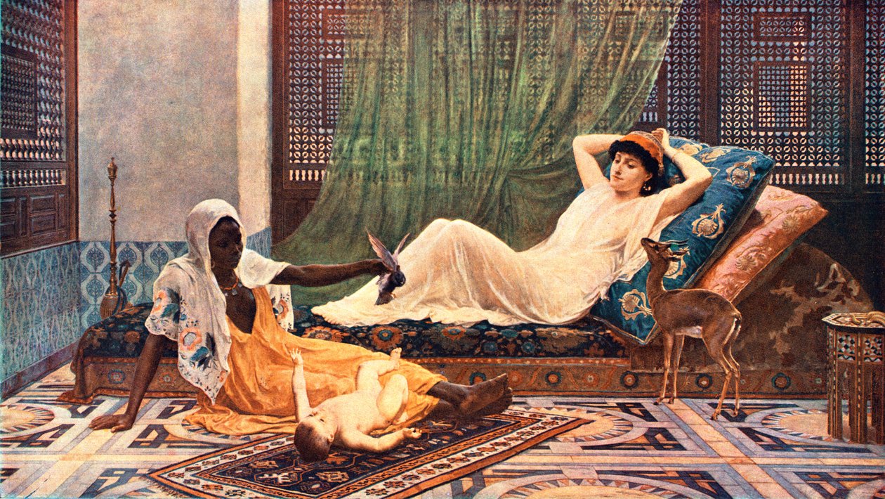 A New Light in the Hareem, 1884, c1902. av Unbekannt