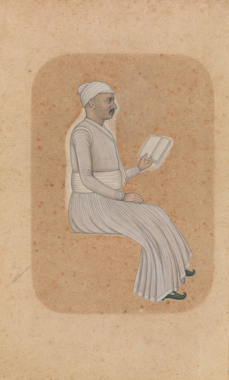 A Nobleman Reading, ca. 1750-75. av Unbekannt