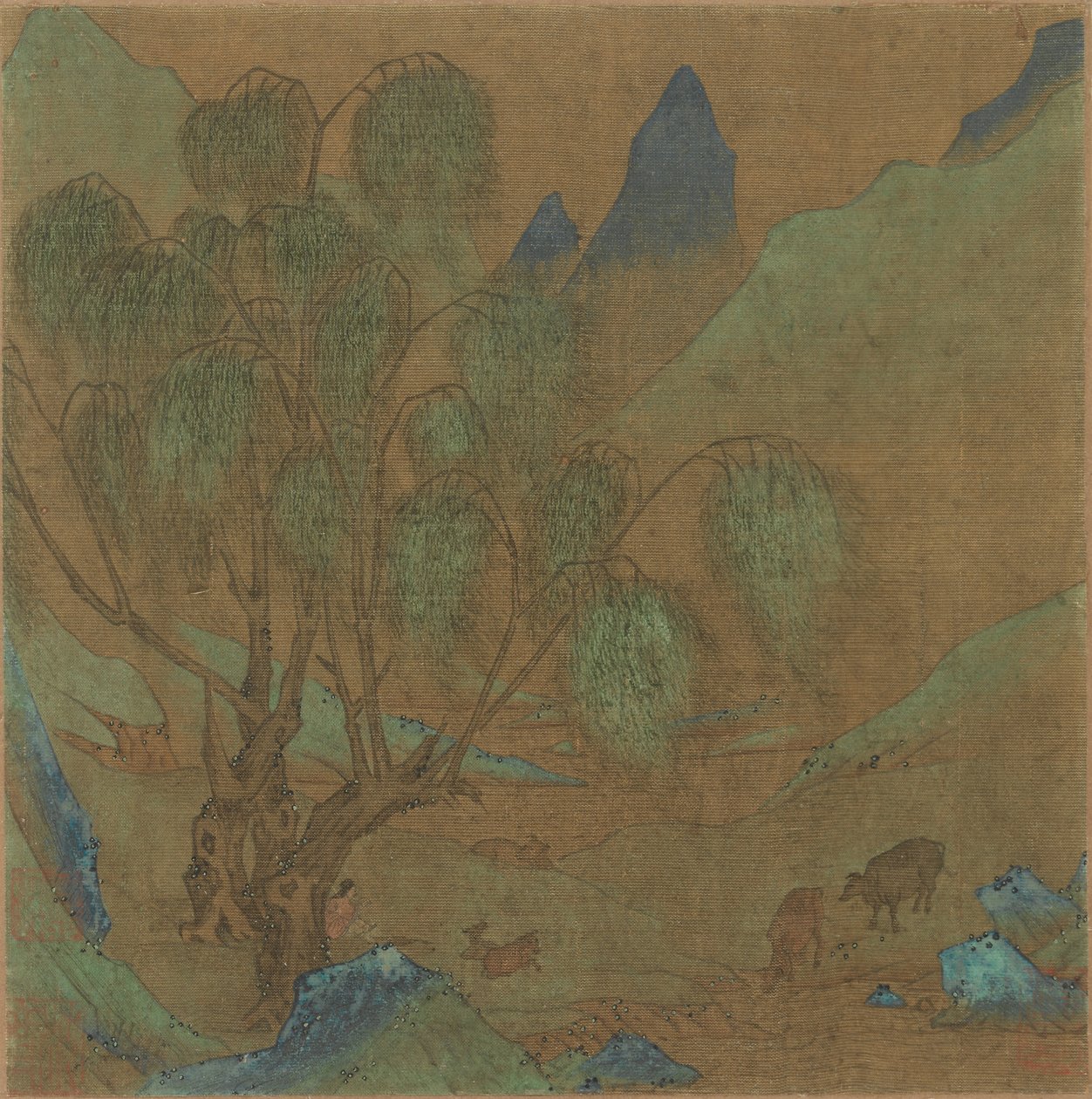 En pastoral scen, 1271-1368. av Unbekannt