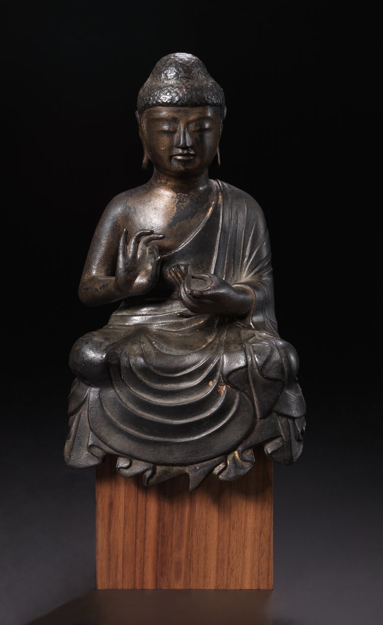En predikande Buddha, 800-talet. av Unbekannt