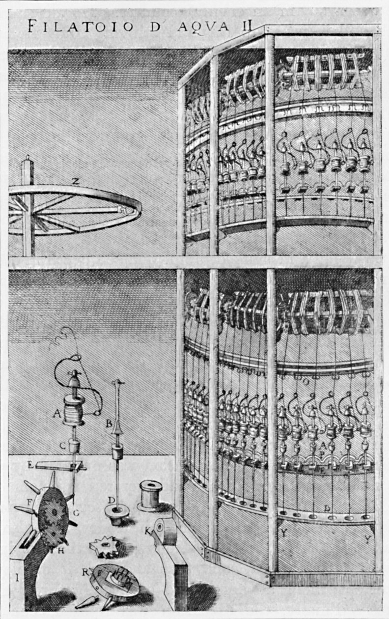 Ett sidenspinneri, 1607, 1904 av Unbekannt