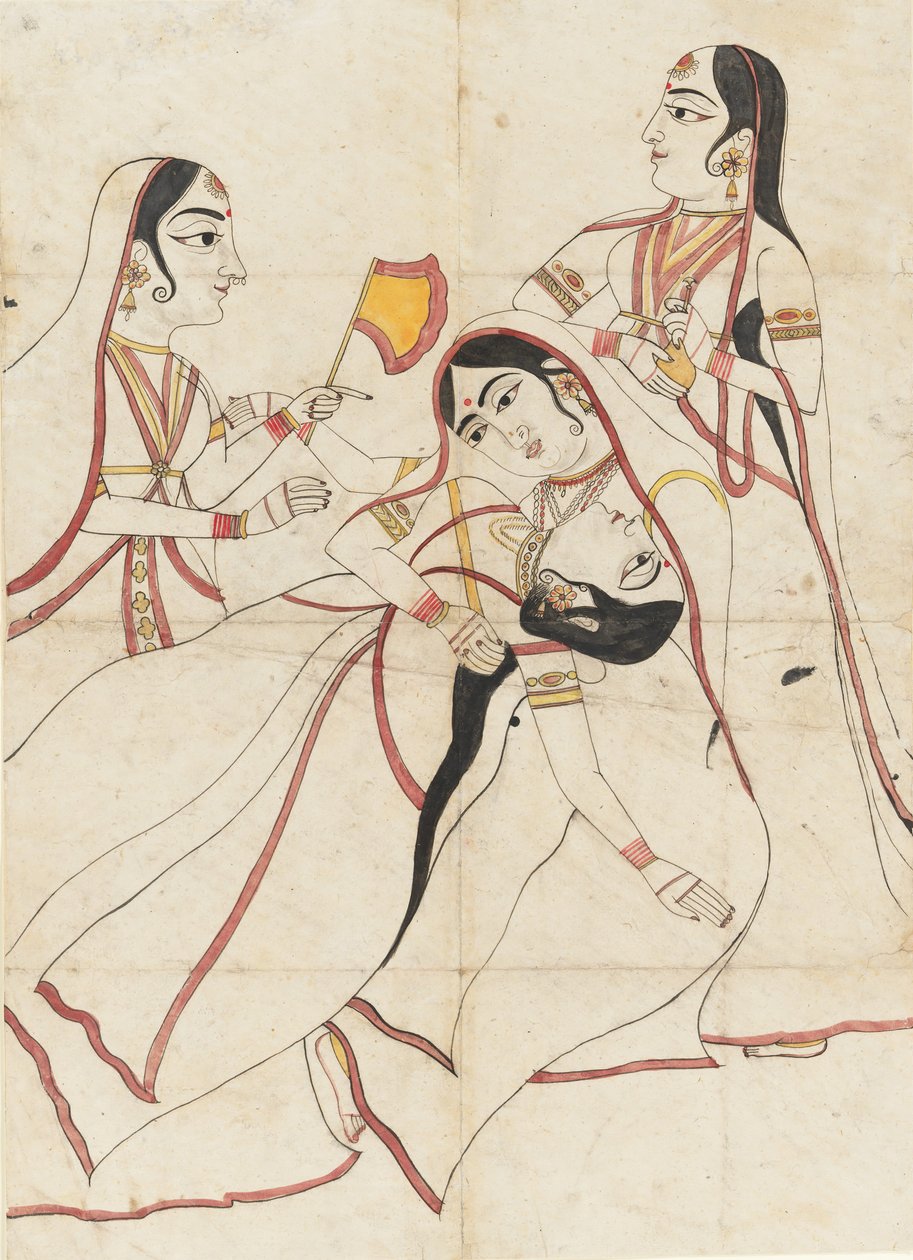 A Swooning Lady, sent 1800-tal. av Unbekannt