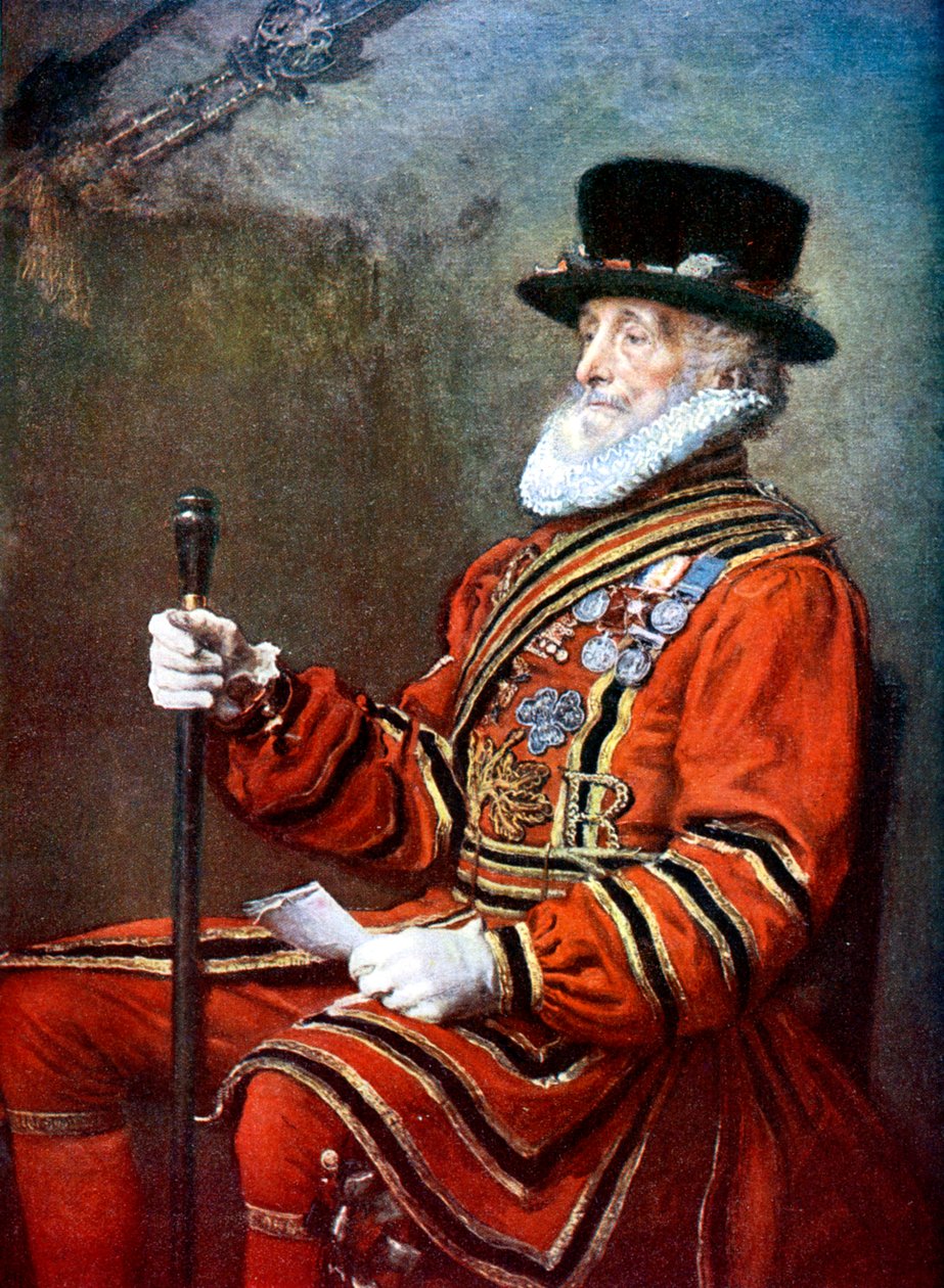 A Yeoman of the Guard, c1905 av Unbekannt