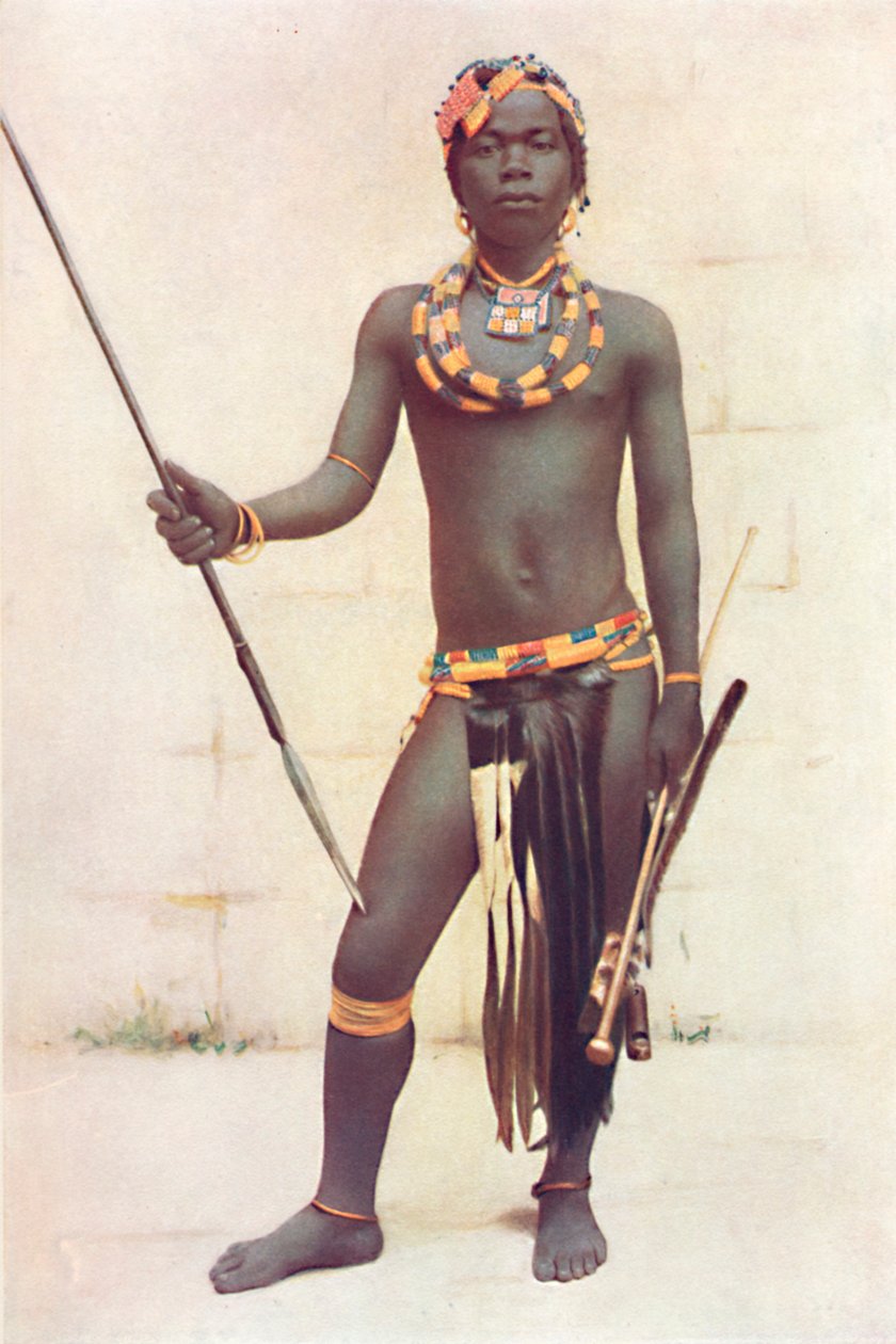 En zulukrigare, 1912 av Unbekannt