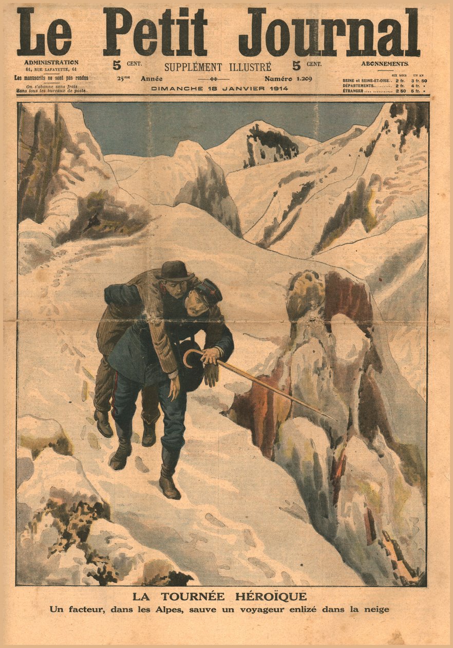 En heroisk handling, 1914. av Unbekannt