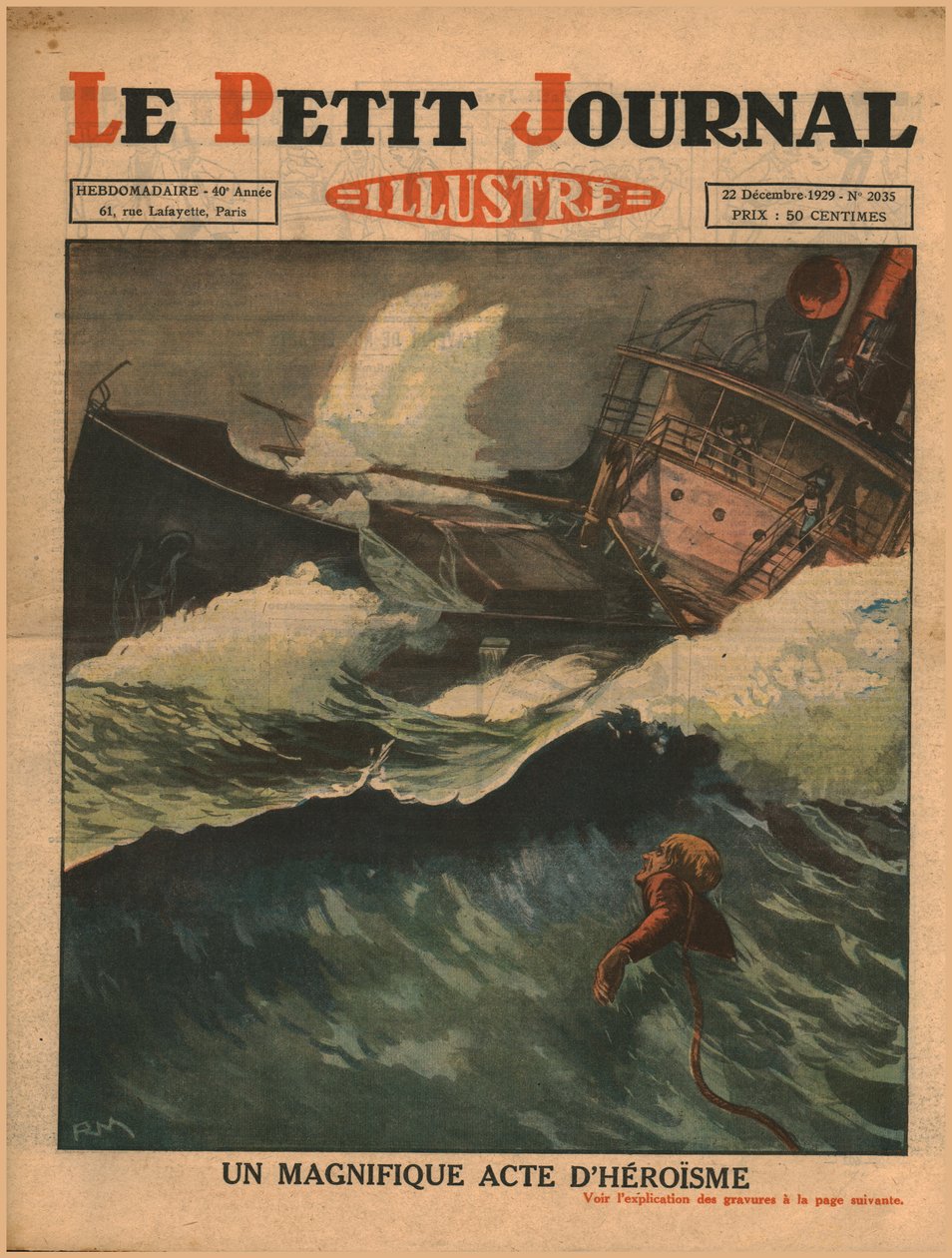 En magnifik hjältedåd, 1929. av Unbekannt