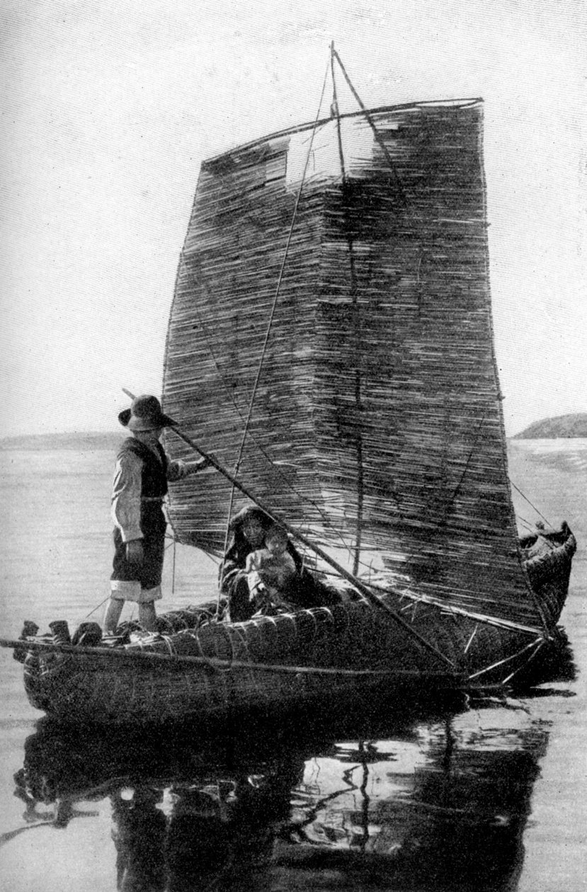 Ett segelfartyg för vassbalsa, Bolivia, 1922 av Unbekannt
