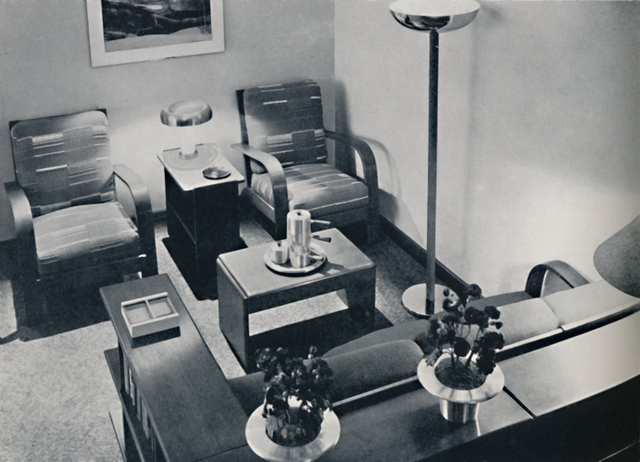 En del av vardagsrummet, 1936 av Unbekannt