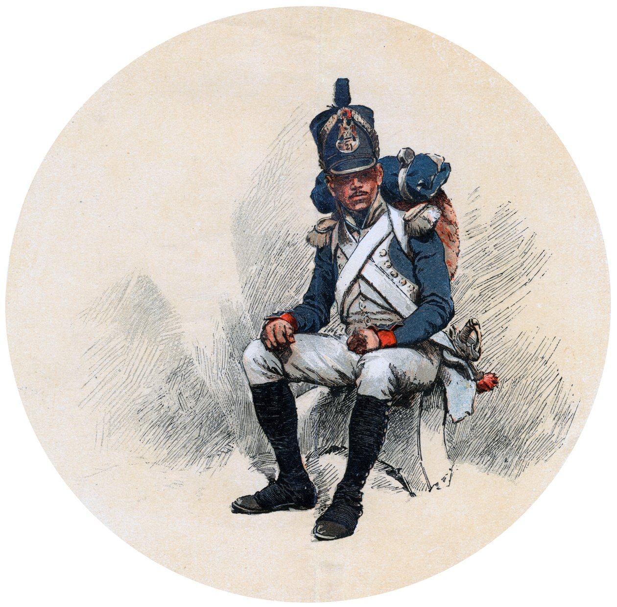 En voltigeur, 1800-talet av Unbekannt