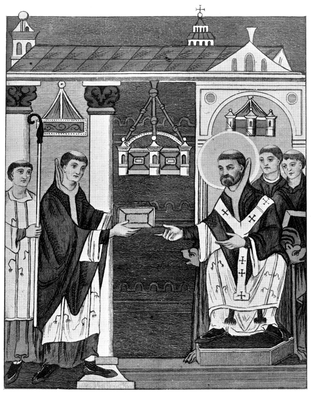Abbot Elfnoth, 1020-1050, 1910 av Unbekannt
