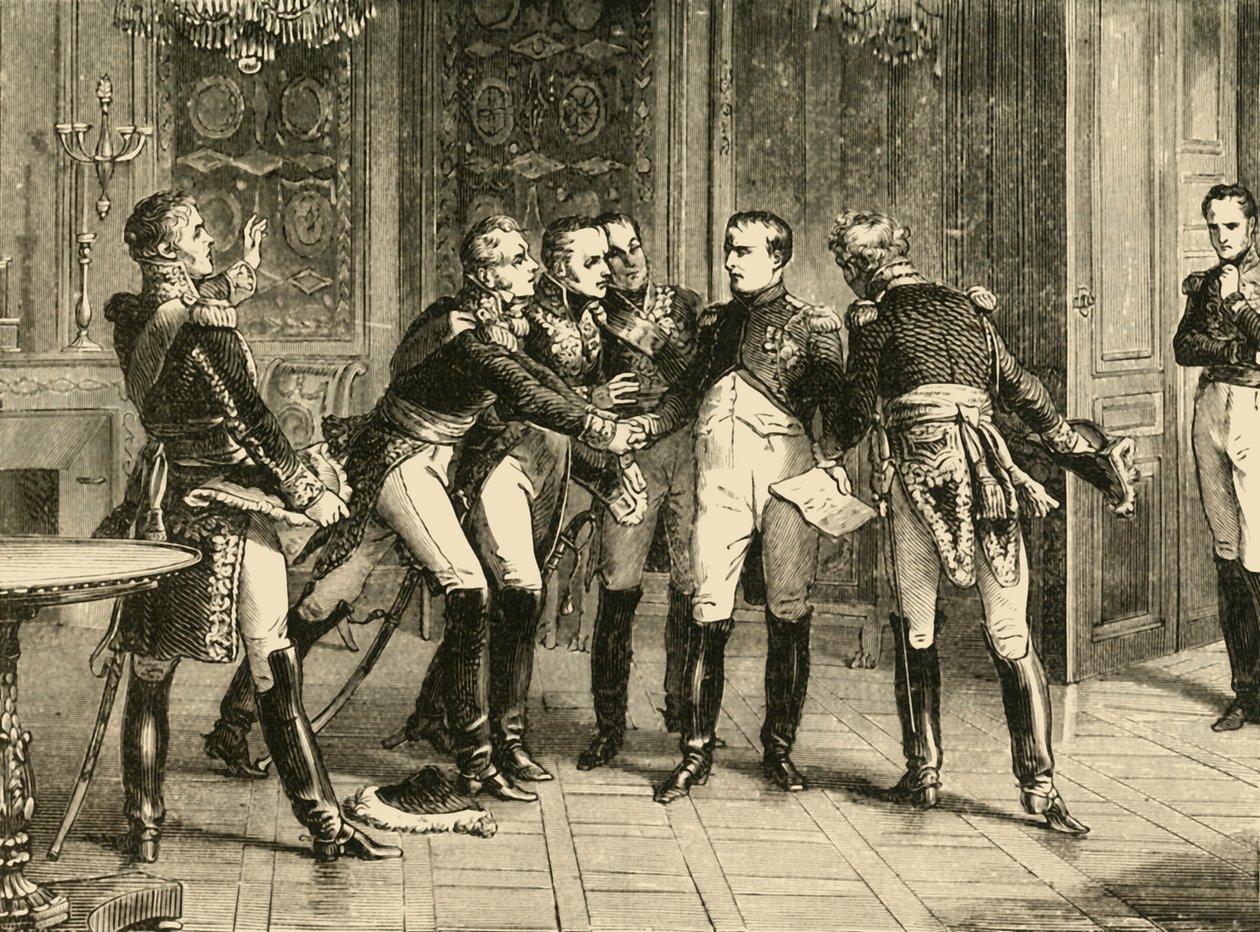 Abdikation av Napoleon Bonaparte, 1815, 1890. av Unbekannt