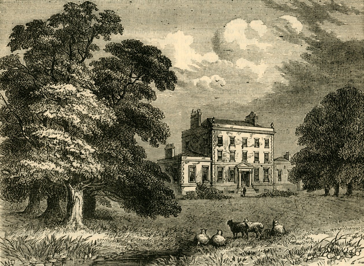 Abneys hus, 1845, c1876. av Unbekannt