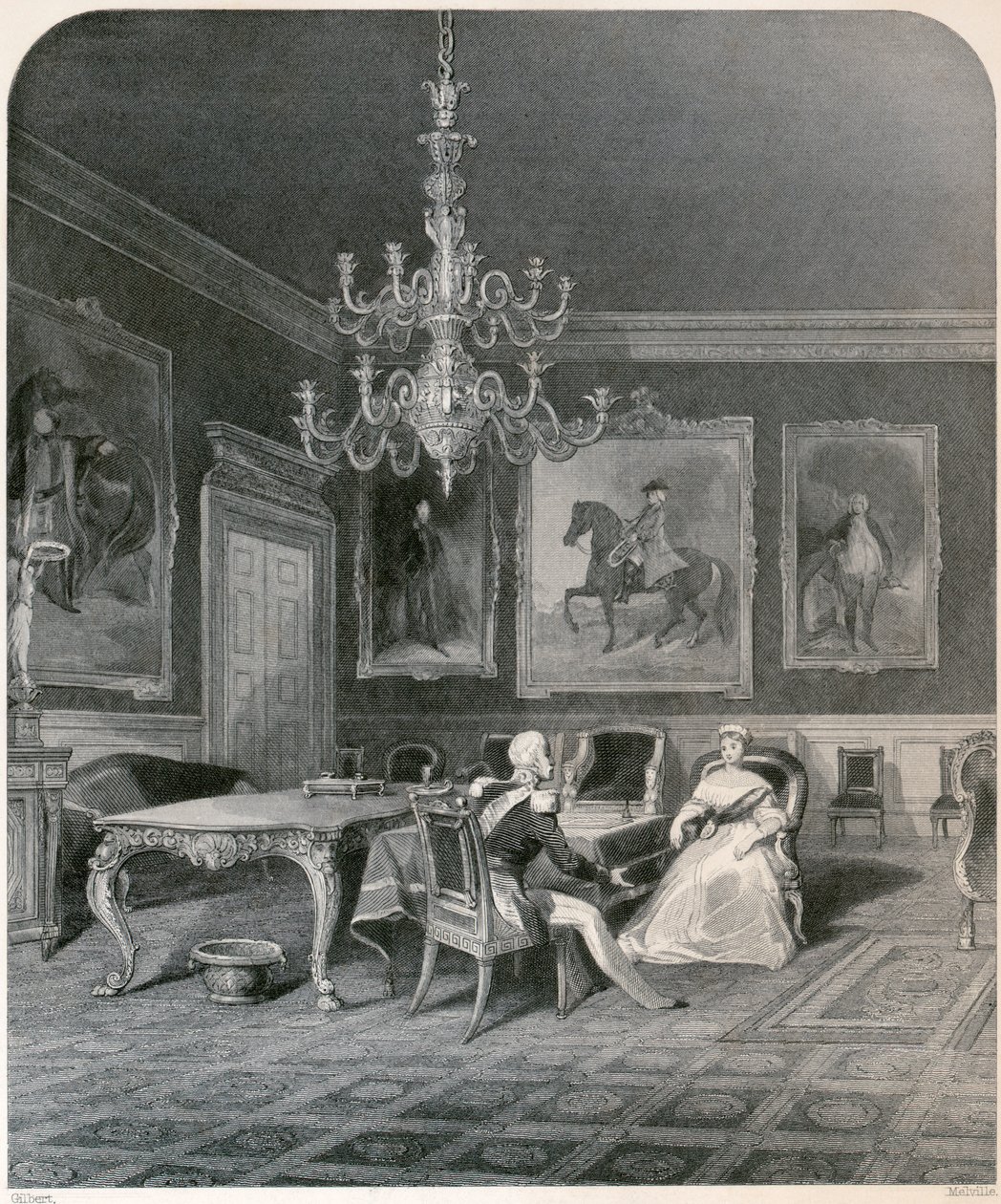 Tillträde av drottning Victoria, 1837 av Unbekannt
