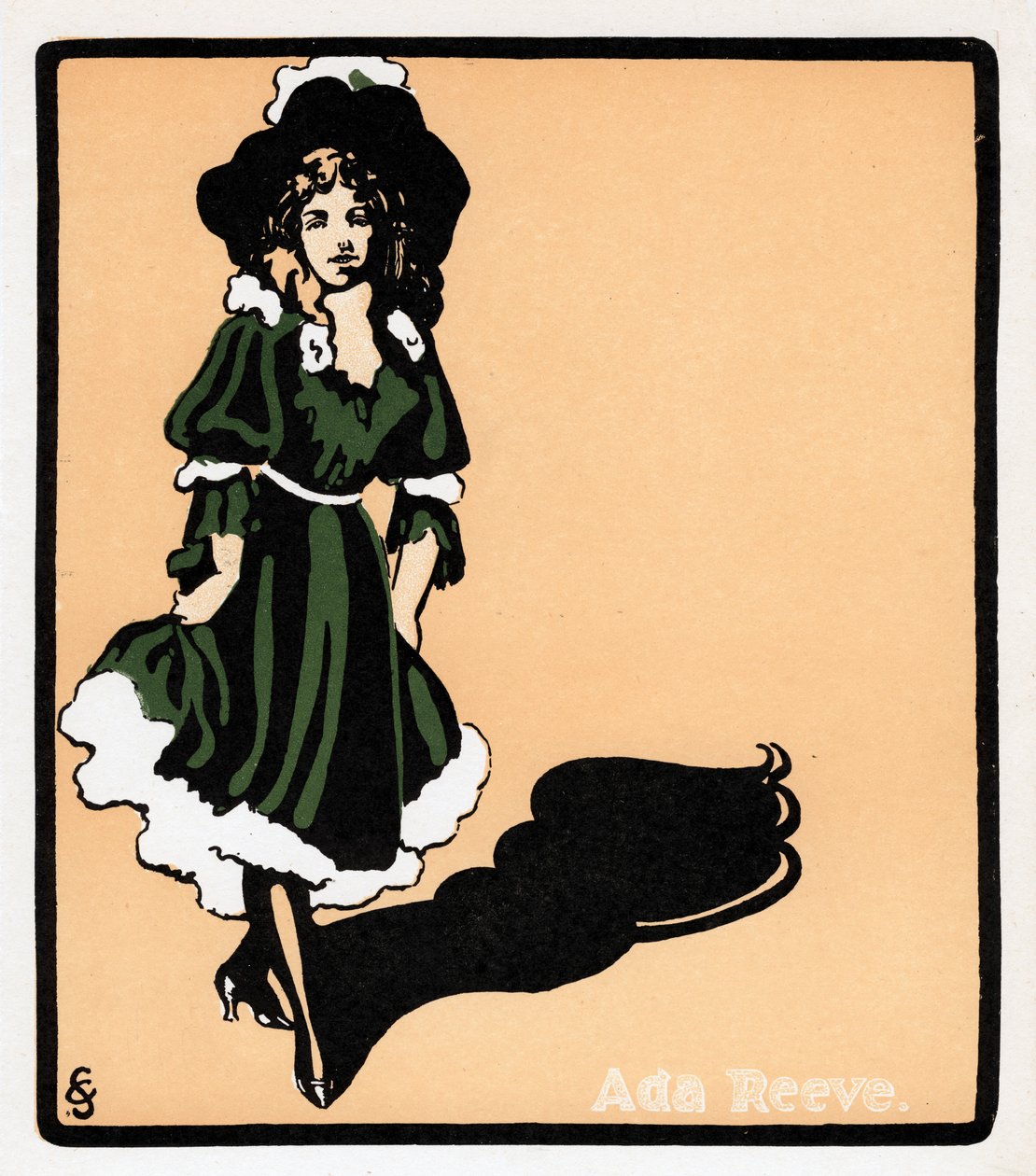 Ada Reeve 1874-1966, engelsk skådespelerska, sent 1800-tal av Unbekannt