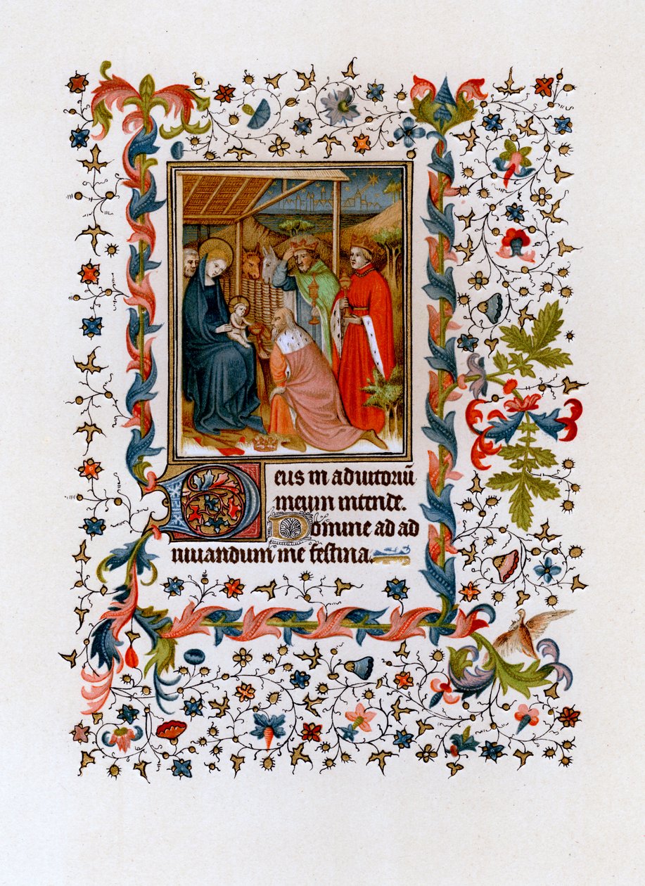 Tillbedjan av Magi, c1420 av Unbekannt