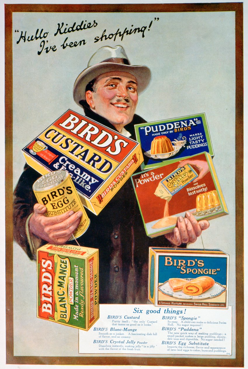 Annons för fågelmat, 1920 av Unbekannt