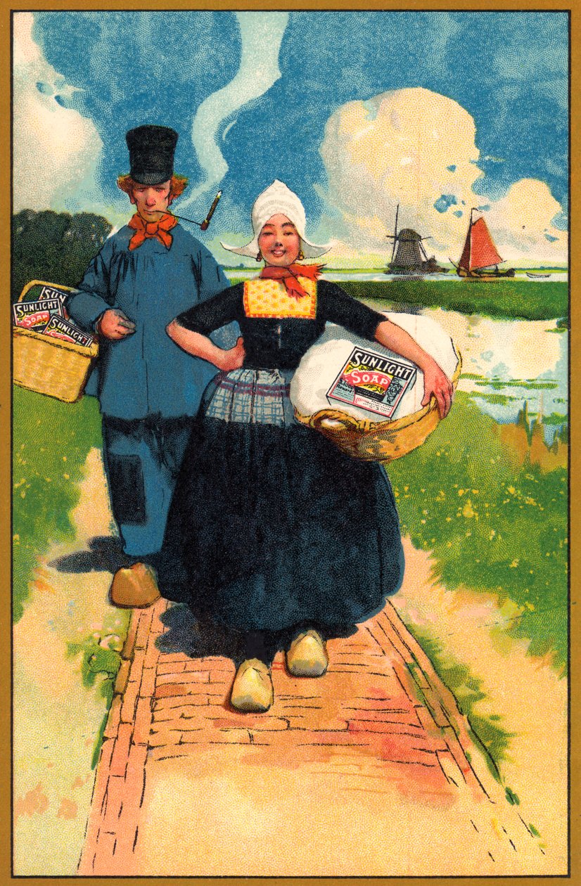 Annons för Sunlight Soap, c1900-talet av Unbekannt