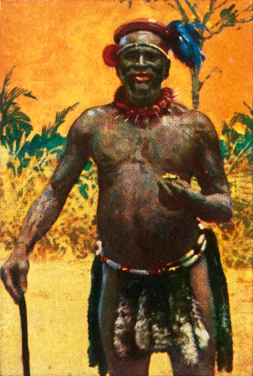 Afrikansk stamråd, c1928. av Unbekannt