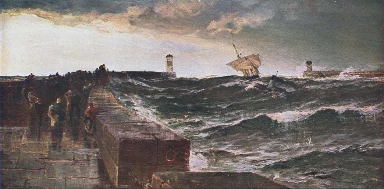 Efter tre dagars storm, 1885, c1902. av Unbekannt