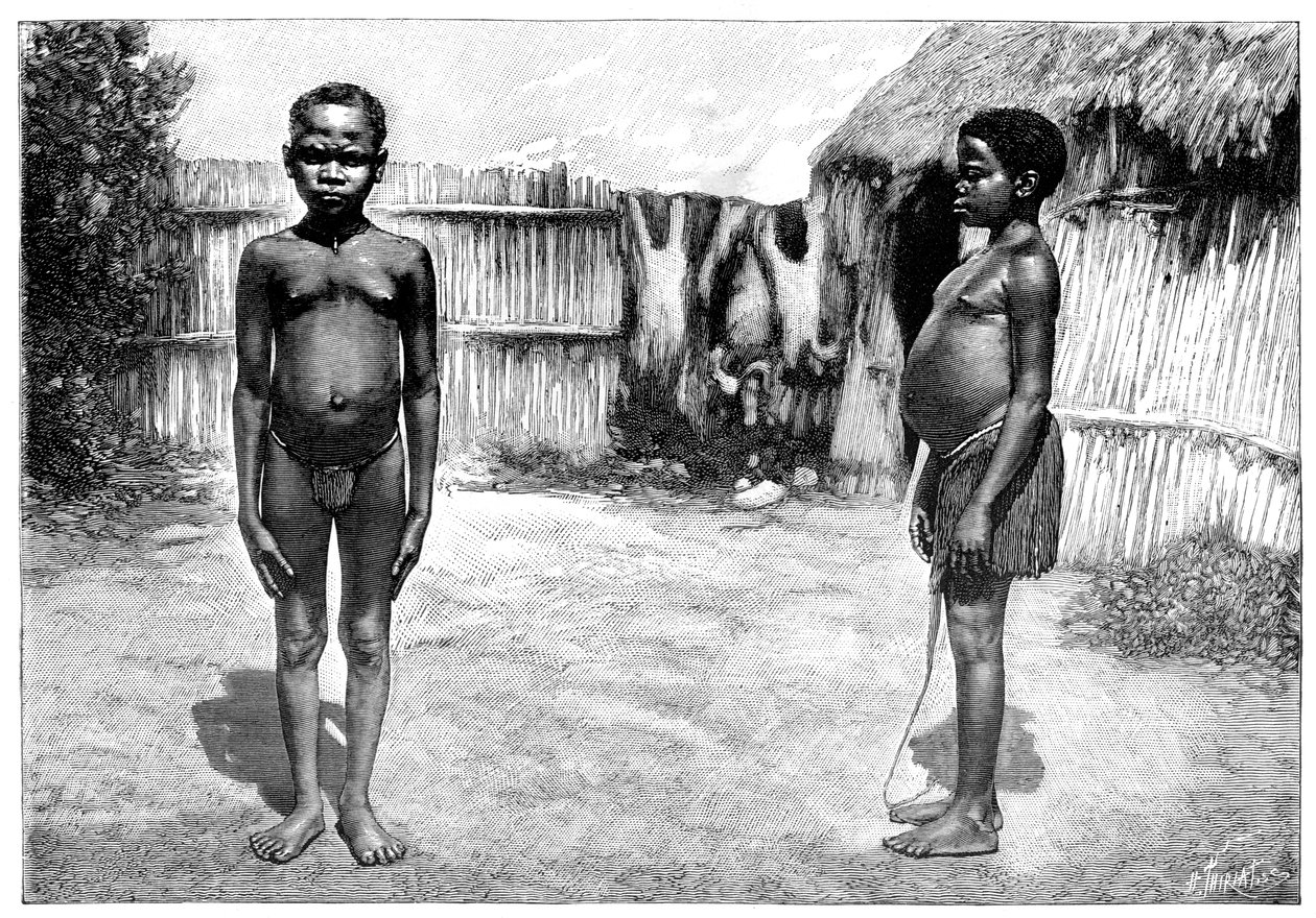 Akka man och kvinna, c1880 av Unbekannt