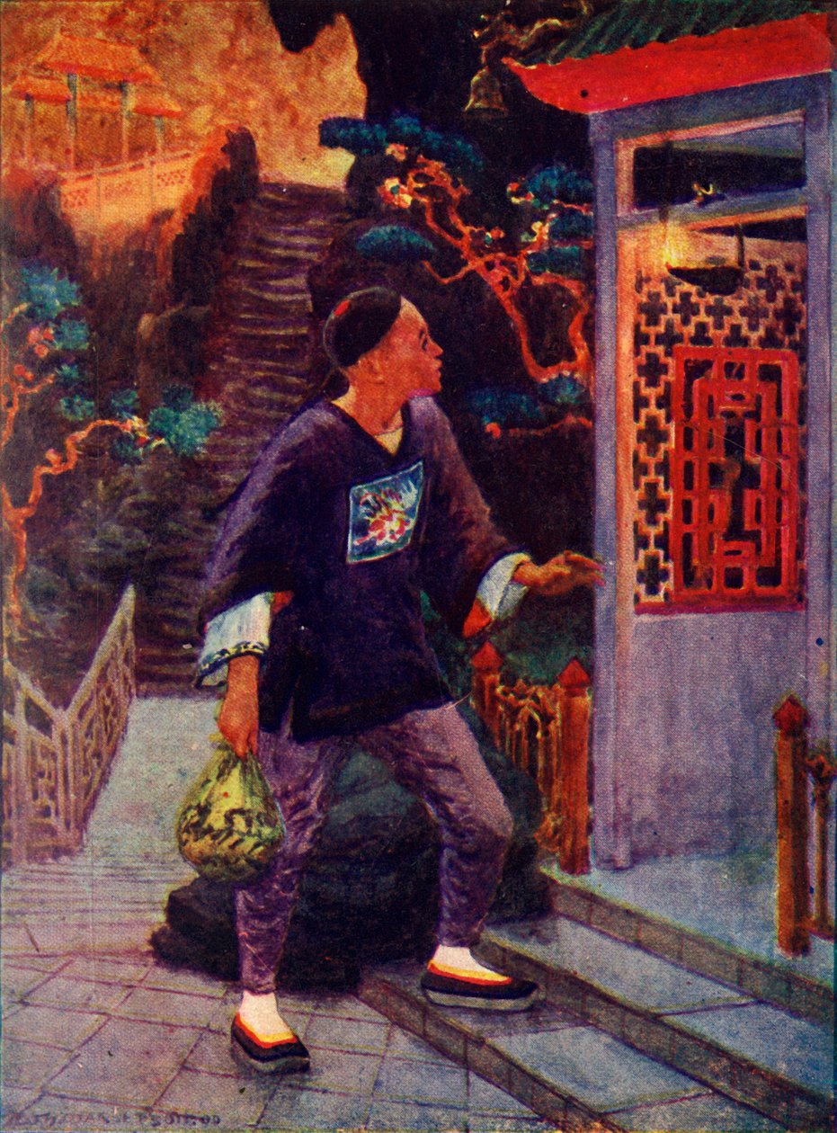 Aladdin upptäcker lampan, c1930. av Unbekannt