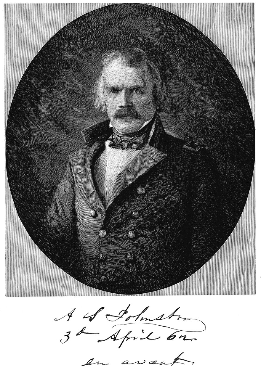 Albert Sidney Johnston, amerikansk soldat av Unbekannt