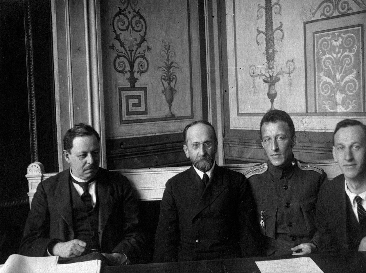 Alexander Blok, rysk poet, c1917-1921 av Unbekannt