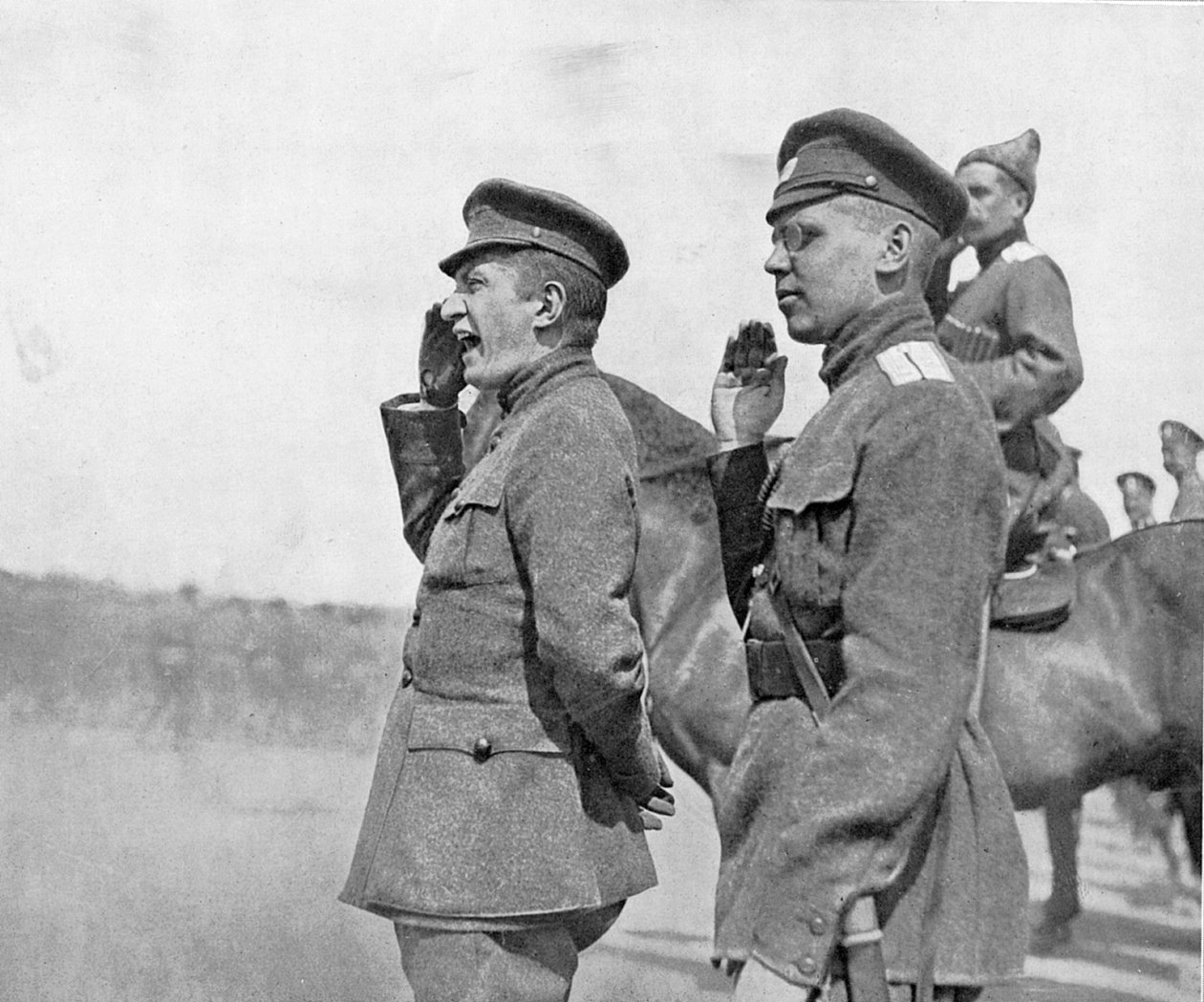 Alexander Feodorovich Kerensky, rysk revolutionär politiker, 1917 av Unbekannt